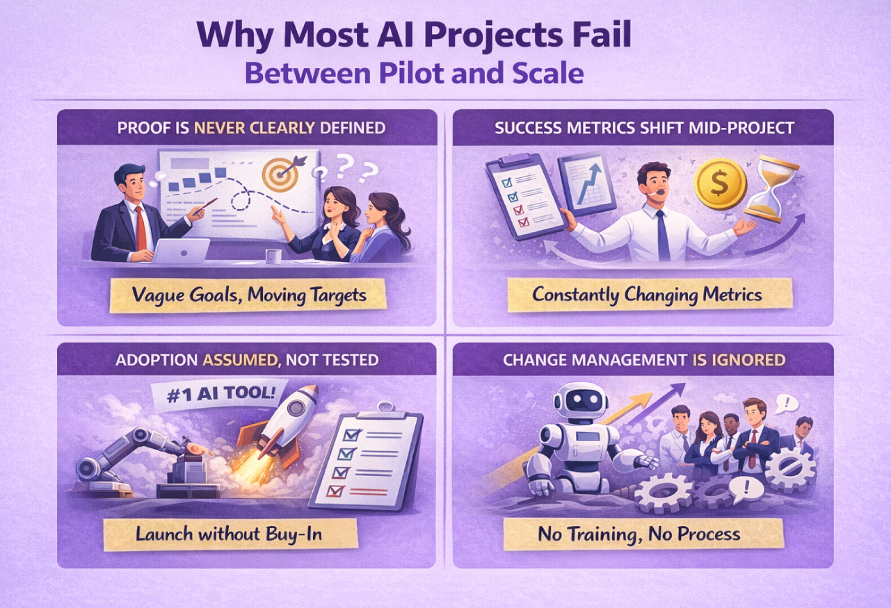  Why Most AI Projects Fail Before Scale